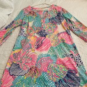 Lilly Pulitzer Long Sleeve Cotton Dress!